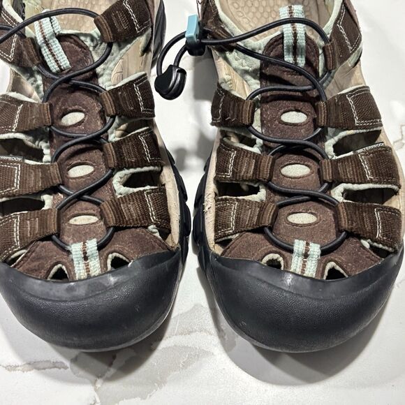 KEEN | Newport H2 Women’s Size 9 Waterproof Hiking Sandals Brown Blue Turquoise - Picture 8 of 15